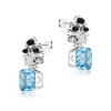 RichandRare-BLACK-AQUAMARINE, ONYX AND DIAMOND EARRINGS